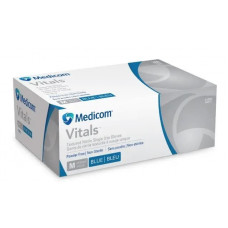 Рукавички нітрилові неопудрені Medicom SafeTouch Vitals Slim Blue XS (100шт) Medicom