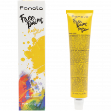 Крем-фарба безаміачна прямої дії Fanola Free Paint Flash Yellow (60мл) Fanola Free Paint - Крем-фарба безаміачна прямої дії