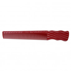 Гребінець для рівного зрізу, червоний ( 21,5 см) JRL-204RED