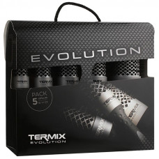Набір щіток браш Termix Evolution Plus Brush Kit Grey (28-60мм) (P-MLT-EVO5BSA) TERMIX