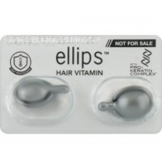 Вітаміни для волосся Нічне сяйво з фундуком і олією алое вера пластинка Ellips (2х1мл) Ellips