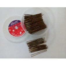Гренадлі для волосся коричневі "ДенІС professional" (7,5 см) (350шт)