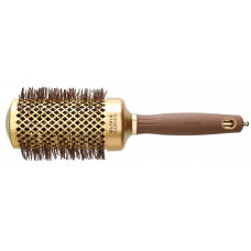 Щітка браш Olivia Garden Expert Blowout Shine Wavy Bristles GOLD&BROWN(55мм) (OGID2051)