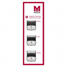 Набір насадок для машинки Moser Magnetic Premium Combs (1.5-4.5мм) (1801-7010) 